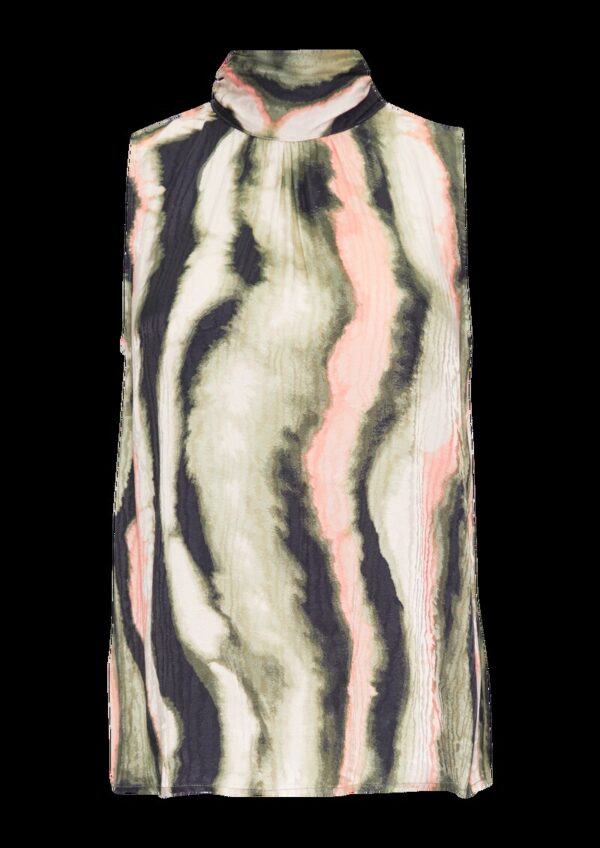 Blusentop aus Jacquard mit Schluppe