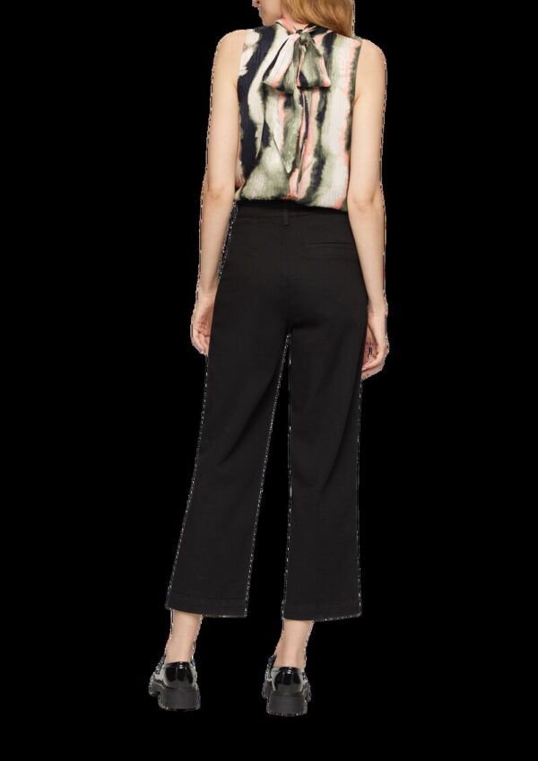 Blusentop aus Jacquard mit Schluppe