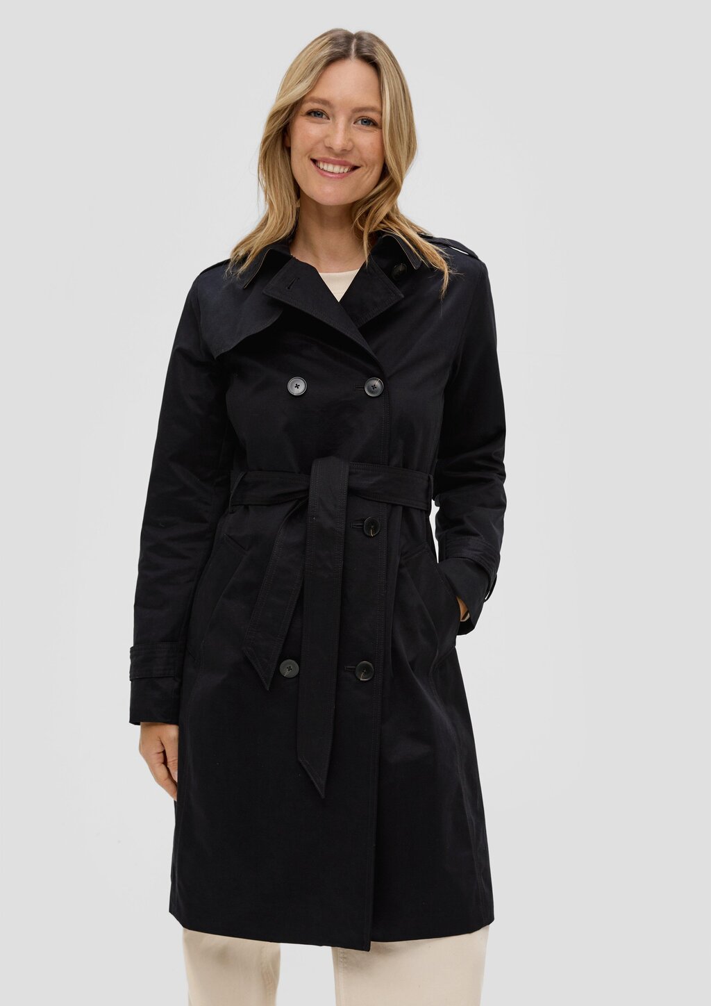 Langer Trench-Coat