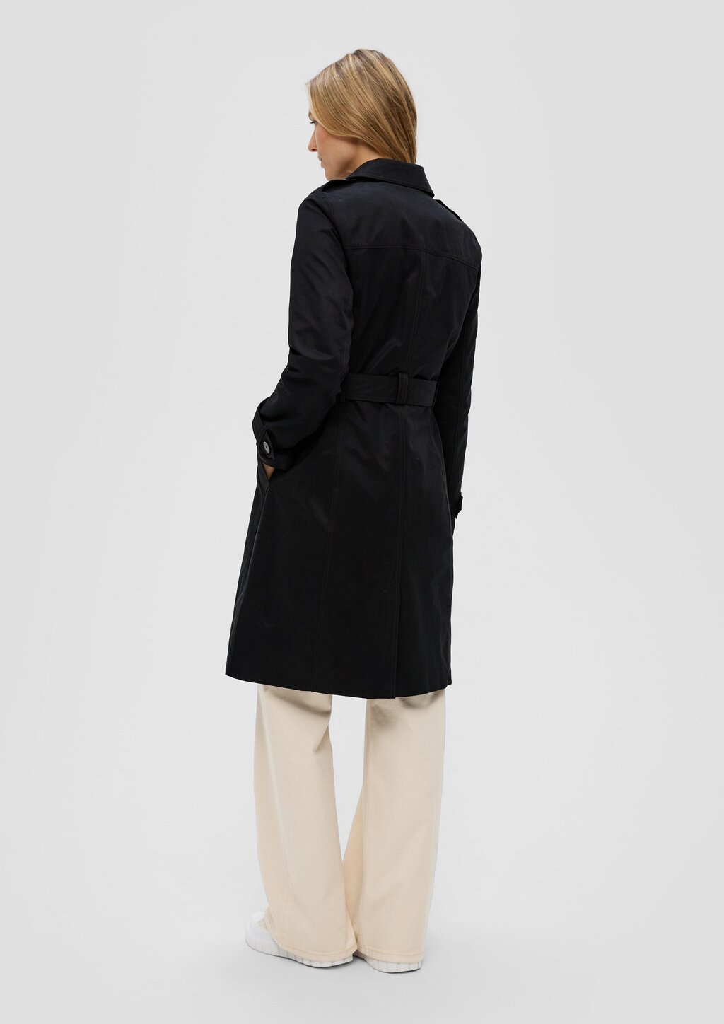 Langer Trench-Coat
