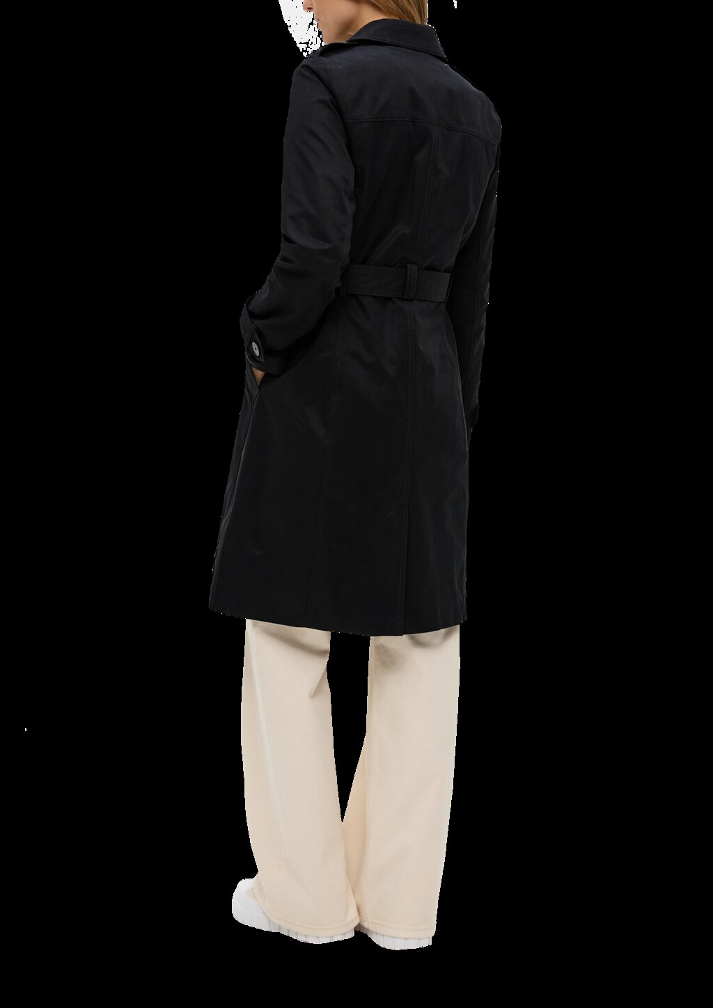 Langer Trench-Coat