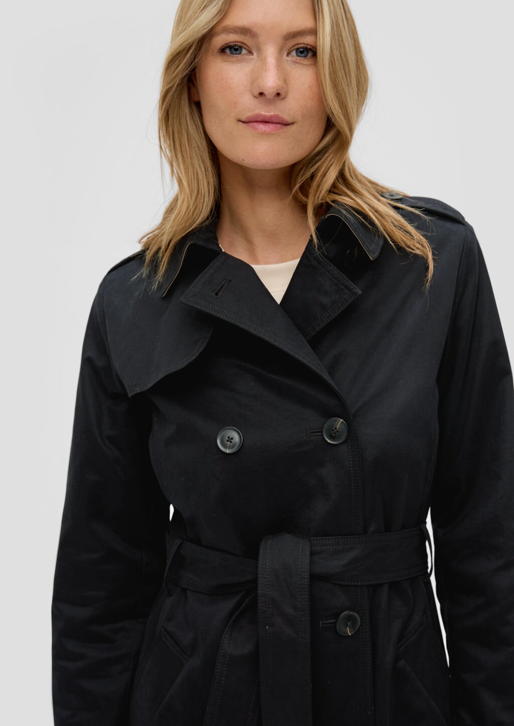 Langer Trench-Coat