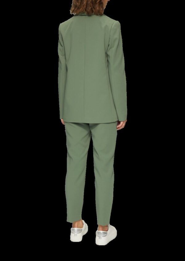 Longblazer aus Twill mit Reverskragen