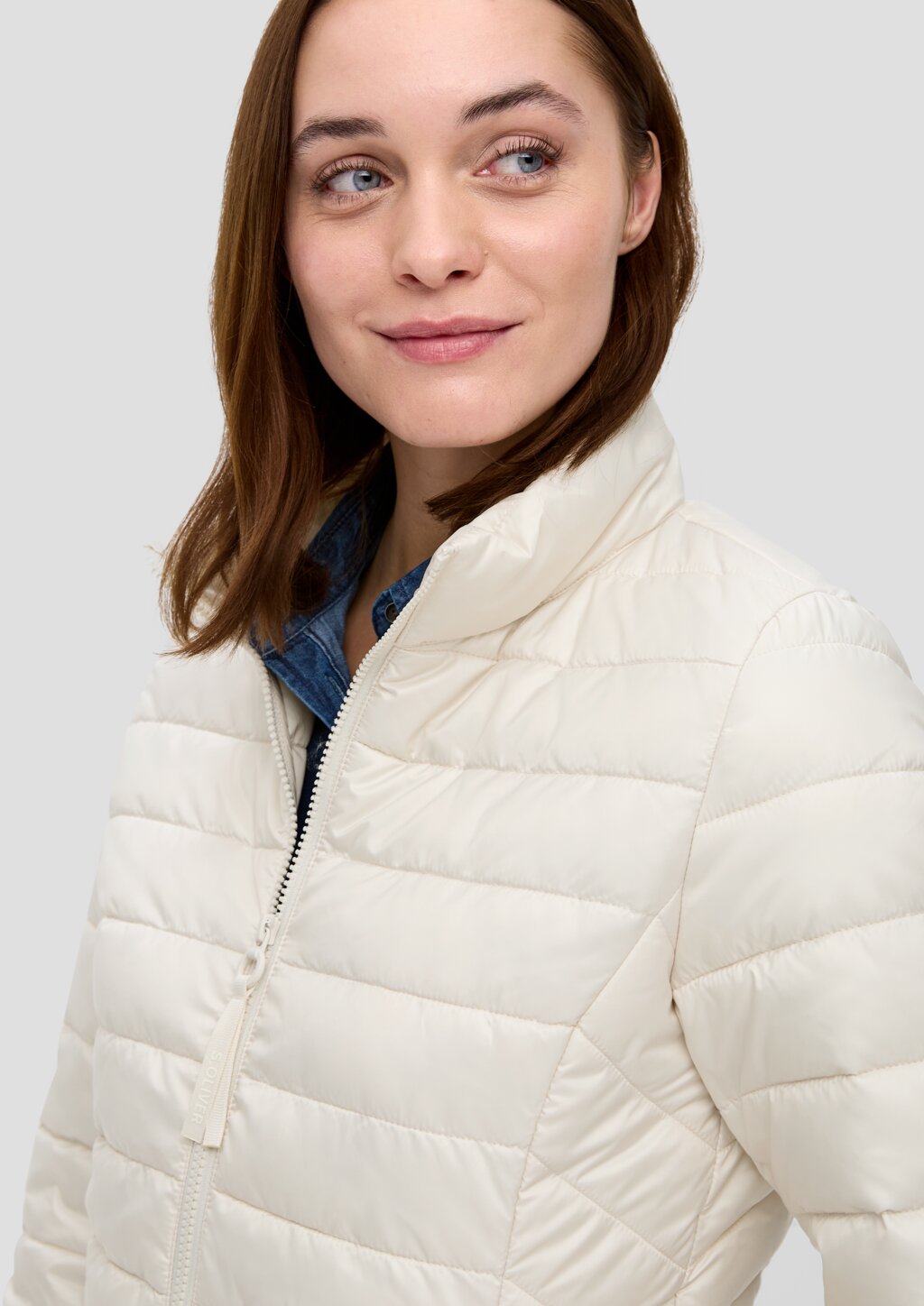 Steppjacke mit Stehkragen