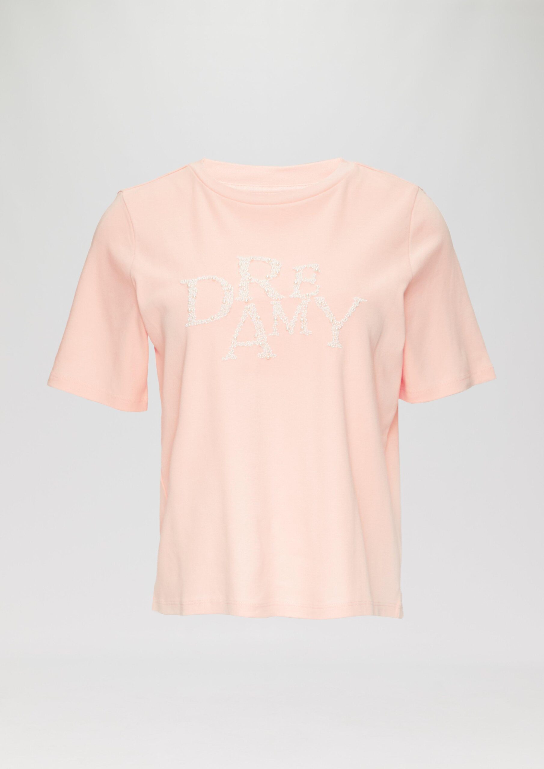 Shirt mit Schmuckperlen-Applikation