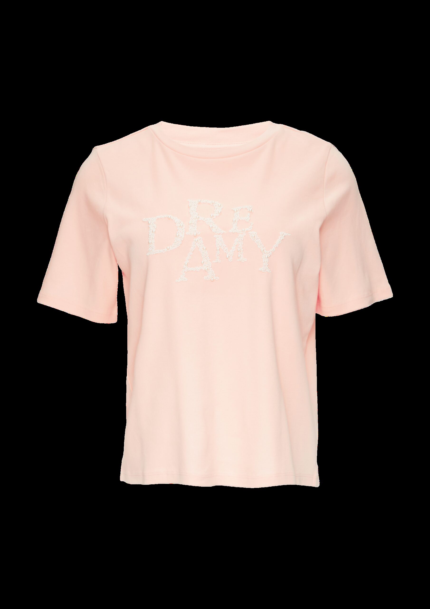 Shirt mit Schmuckperlen-Applikation