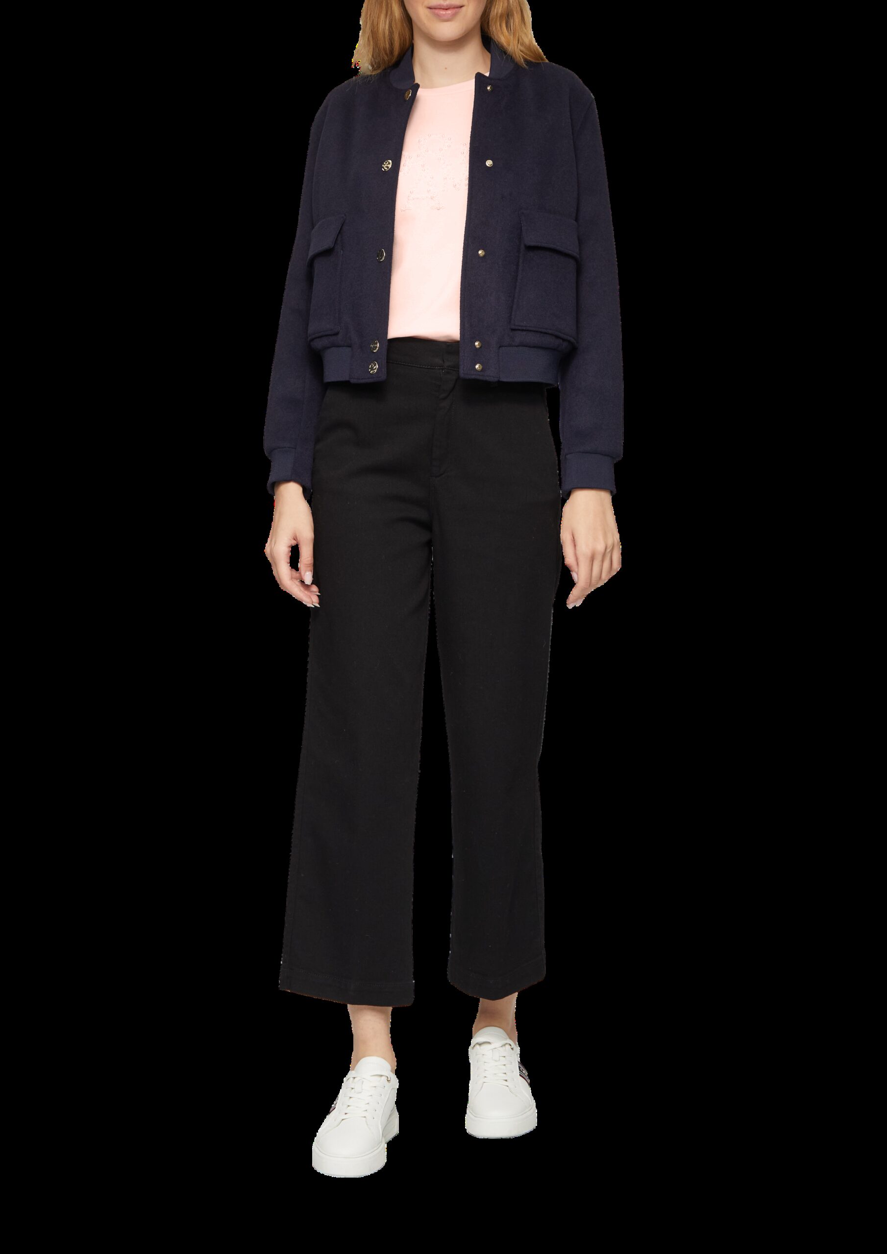 Shirt mit Schmuckperlen-Applikation