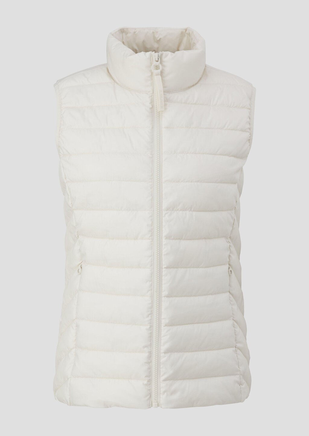 Steppweste mit Stehkragen
