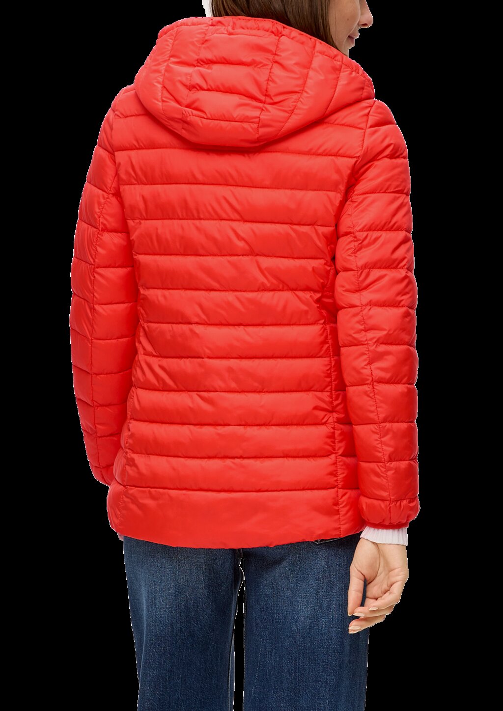 Leichte Steppjacke mit abnehmbarer Kapuze