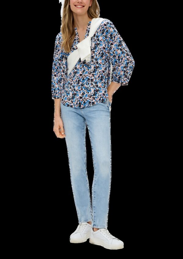 Tunikabluse mit All-over-Print