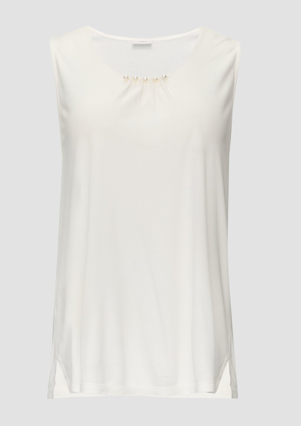 Top mit Schmuckperlen