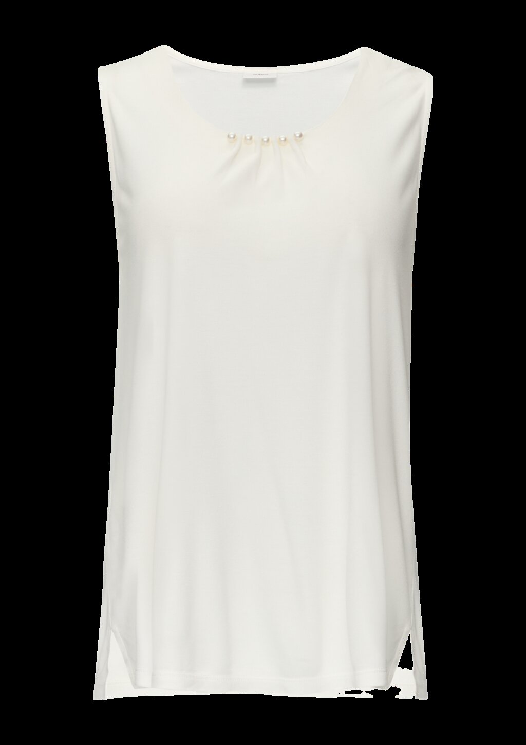 Top mit Schmuckperlen