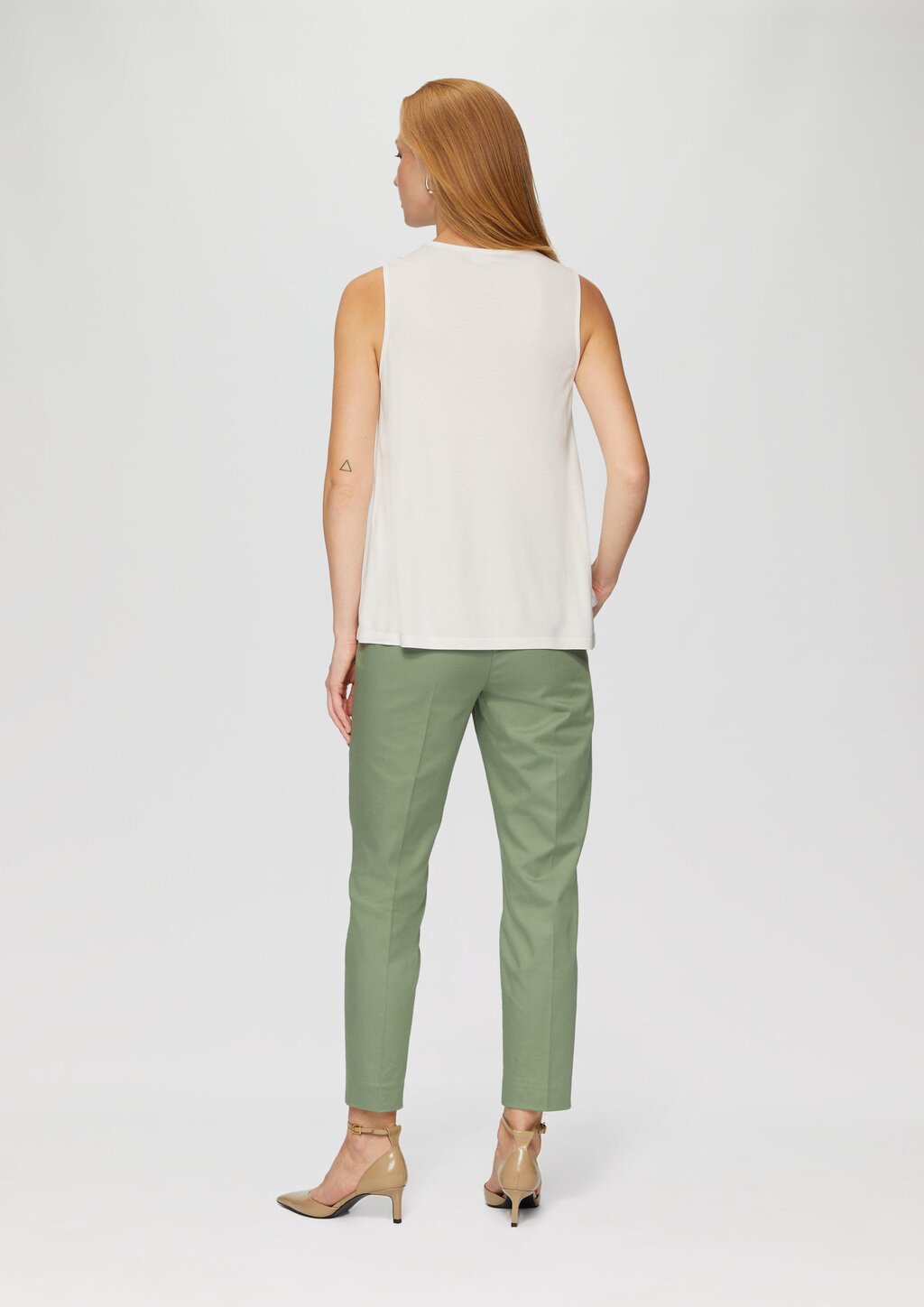 Top mit Schmuckperlen