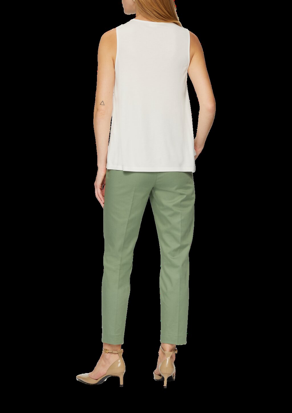 Top mit Schmuckperlen