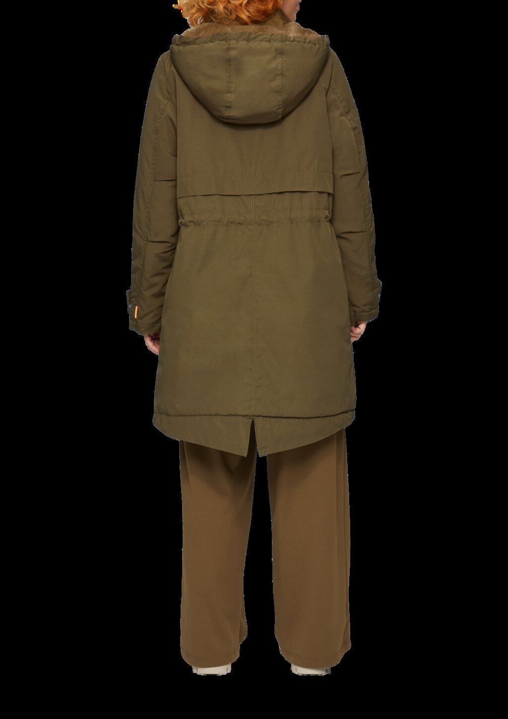 Gefütterter Parka mit Kapuze