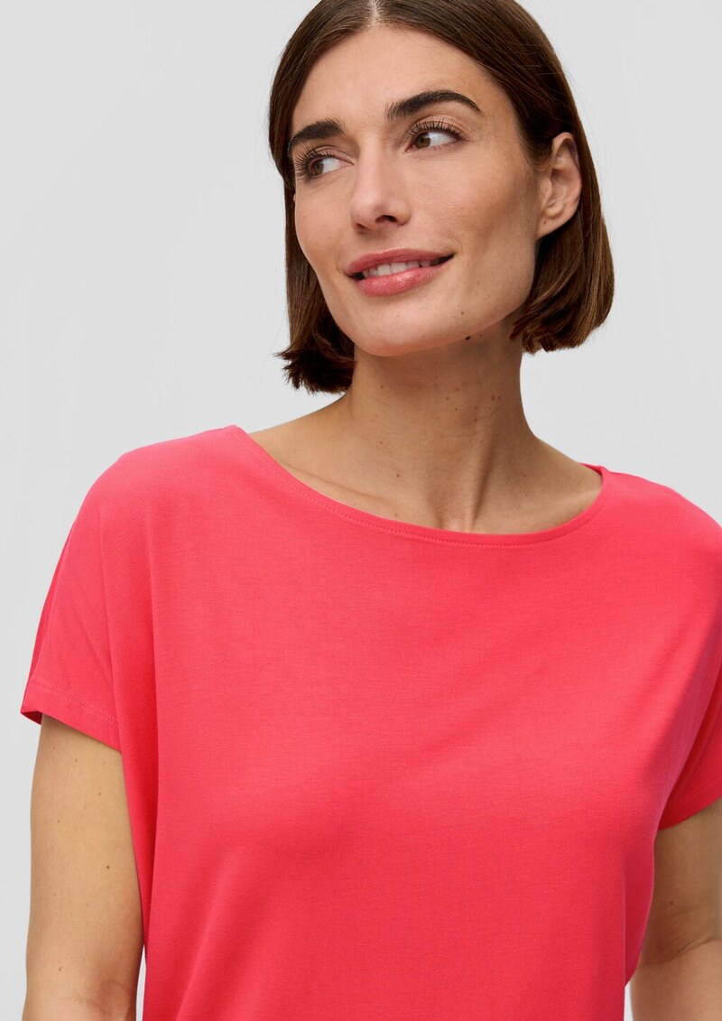 T-Shirt aus Viskosestretch