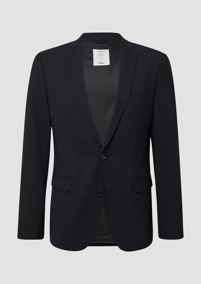s.O ULTIMATE: Anzugsakko aus hochelastischem Schurwollmix