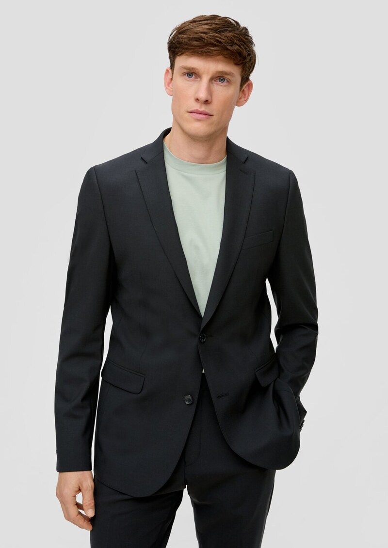s.O ULTIMATE: Anzugsakko aus hochelastischem Schurwollmix