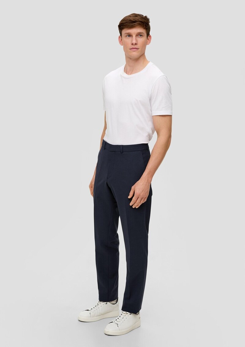 s.O ULTIMATE: Anzughose aus hochelastischem Schurwollmix