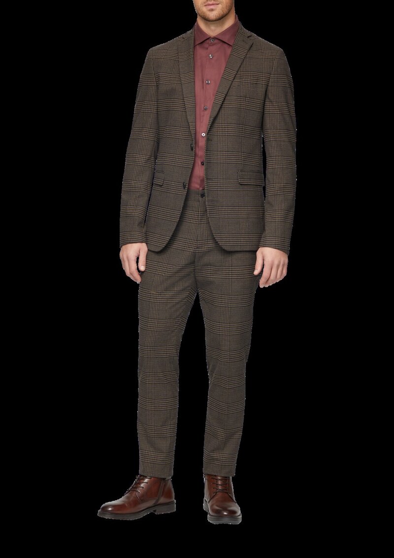 Tailored Fit: Fein strukturiertes Hemd aus Comfort Stretch