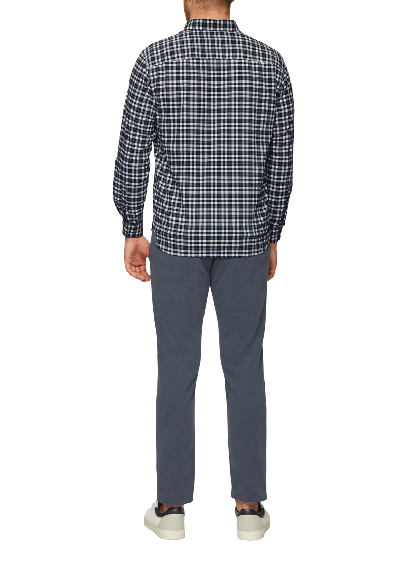 Regular Fit: Kariertes Hemd mit Button-Down-Kragen