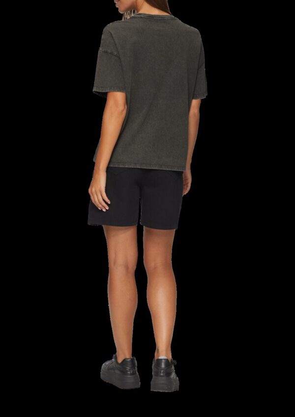 Oversized Print-Shirt im Used-Look