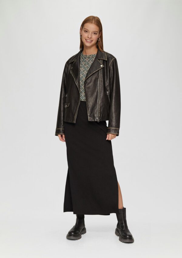 Verkürztes T-Shirt mit All-over-Print