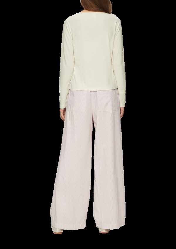 Jersey-Jacke mit Schleifen-Details