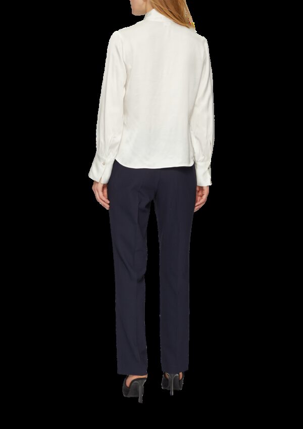 Satinbluse mit Schluppe
