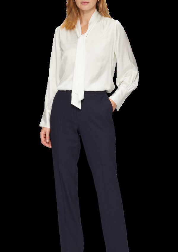 Satinbluse mit Schluppe