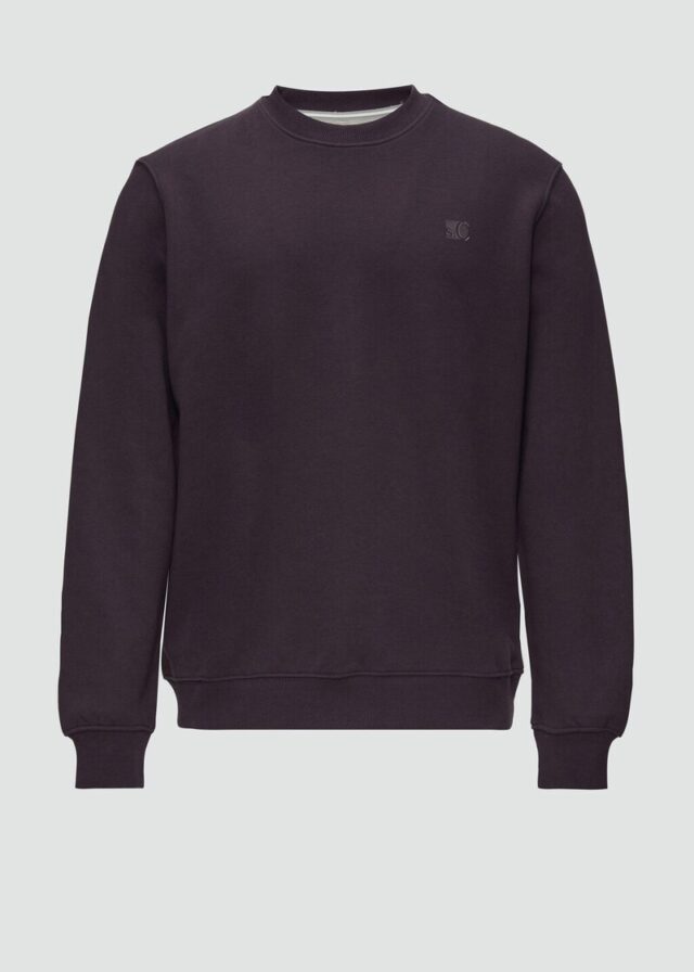 Sweatshirt aus Baumwollmix mit Logo-Detail