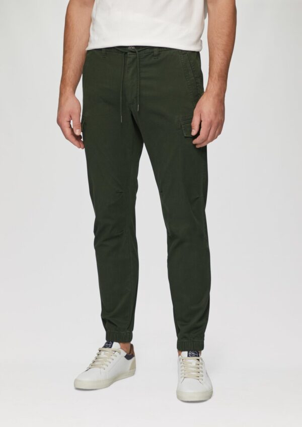 Regular Fit: Cargohose aus Baumwollstretch