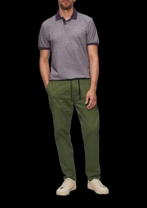 Hose aus Baumwollstretch im Relaxed Fit