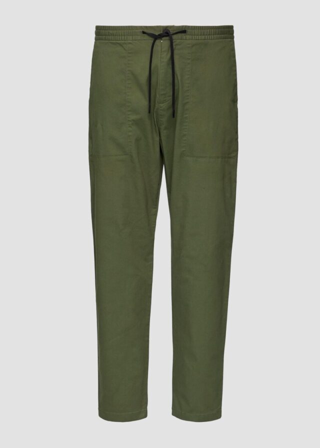 Hose aus Baumwollstretch im Relaxed Fit