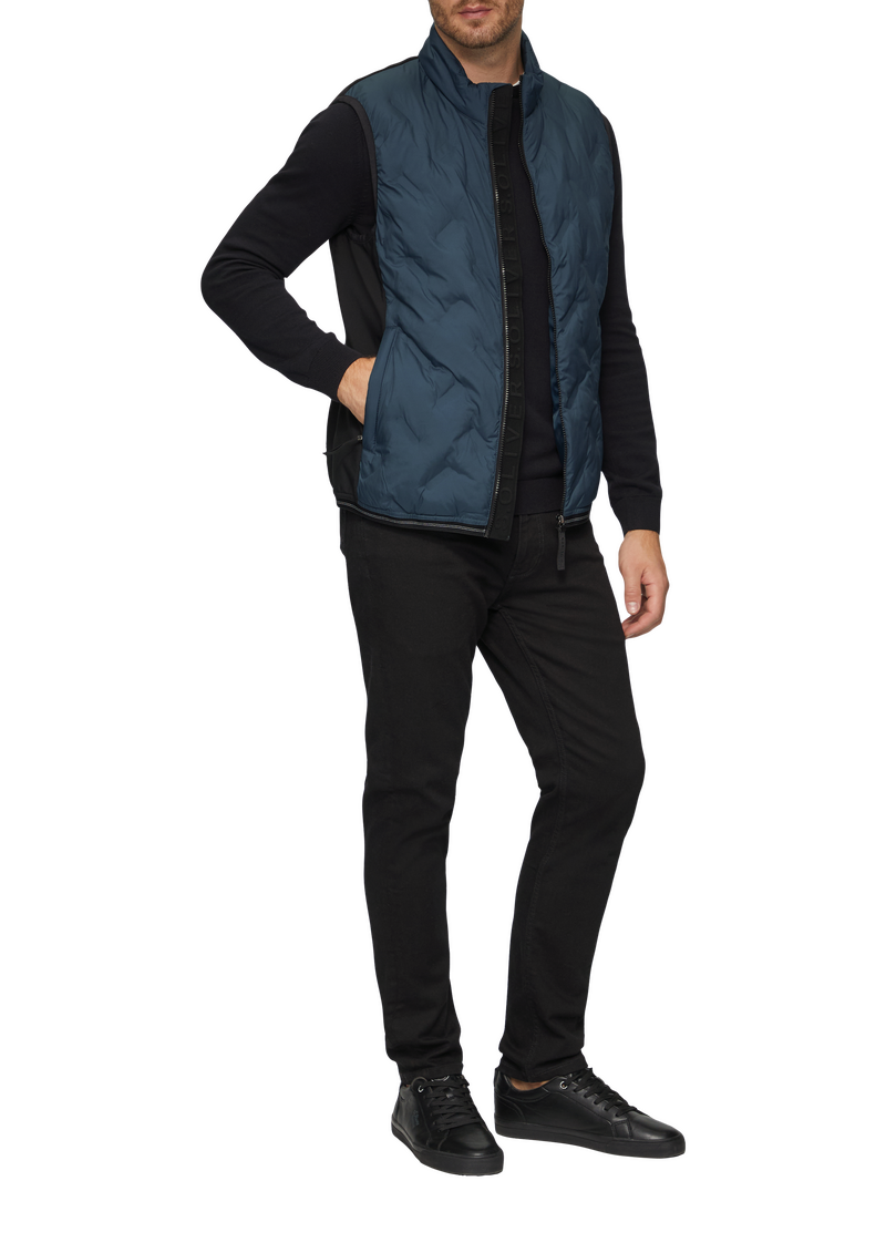 Outdoor-Weste im Fabricmix