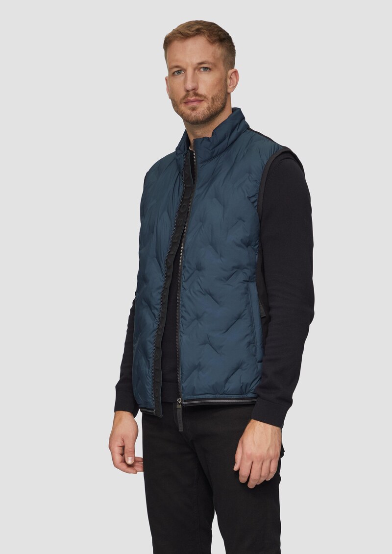 Outdoor-Weste im Fabricmix