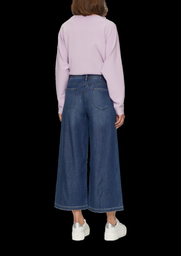 Culotte-Jeans Suri / Regular Fit / Mid Rise / Wide Leg / Bindedetail