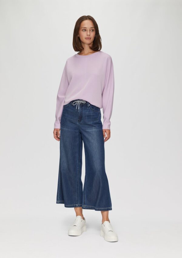 Culotte-Jeans Suri / Regular Fit / Mid Rise / Wide Leg / Bindedetail