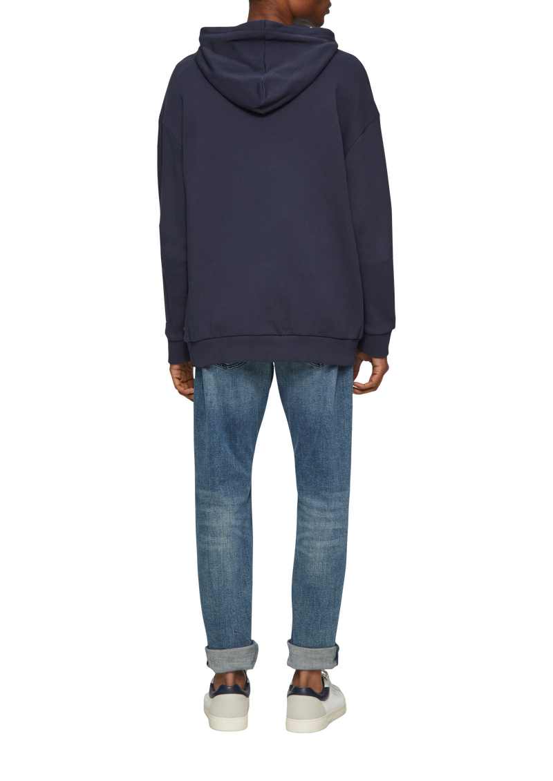 Kapuzen-Sweatshirt mit Frontprint