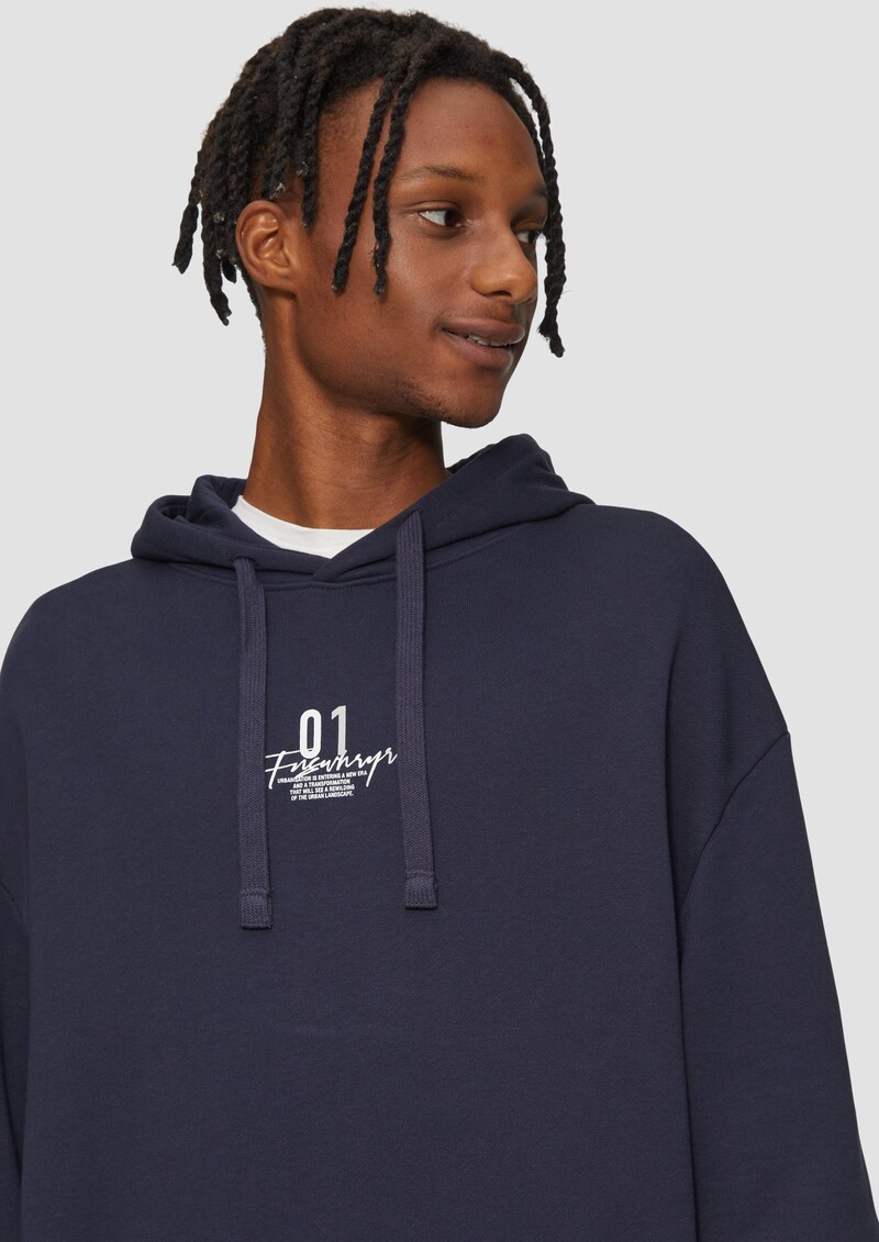 Kapuzen-Sweatshirt mit Frontprint