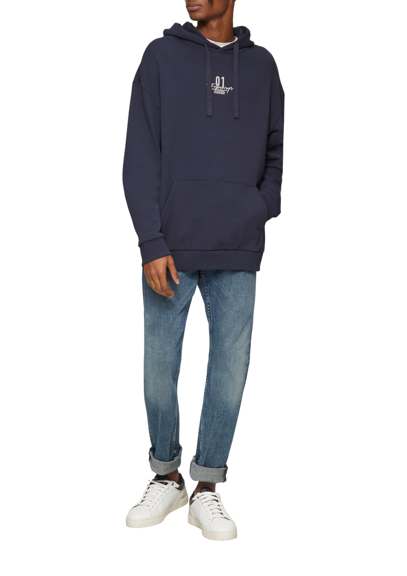 Kapuzen-Sweatshirt mit Frontprint