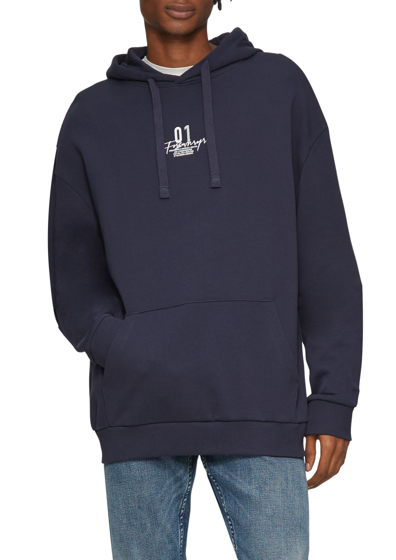 Kapuzen-Sweatshirt mit Frontprint