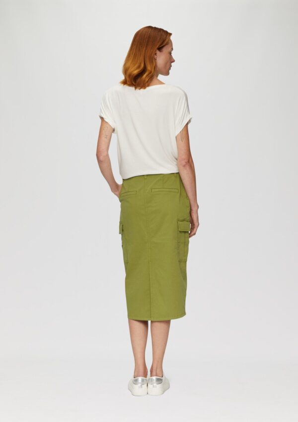 Midi-Cargorock mit Gehschlitz