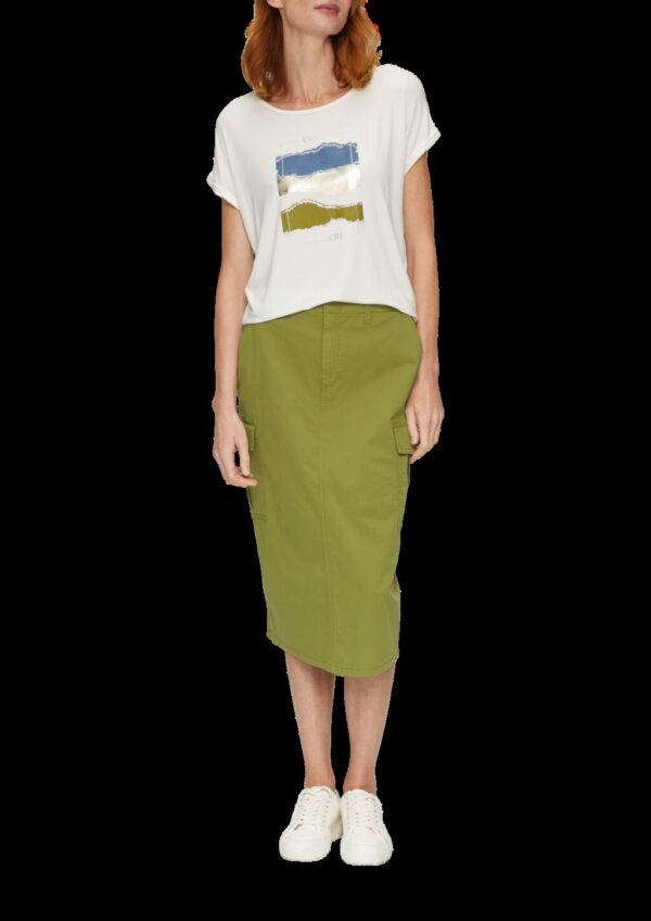 Midi-Cargorock mit Gehschlitz