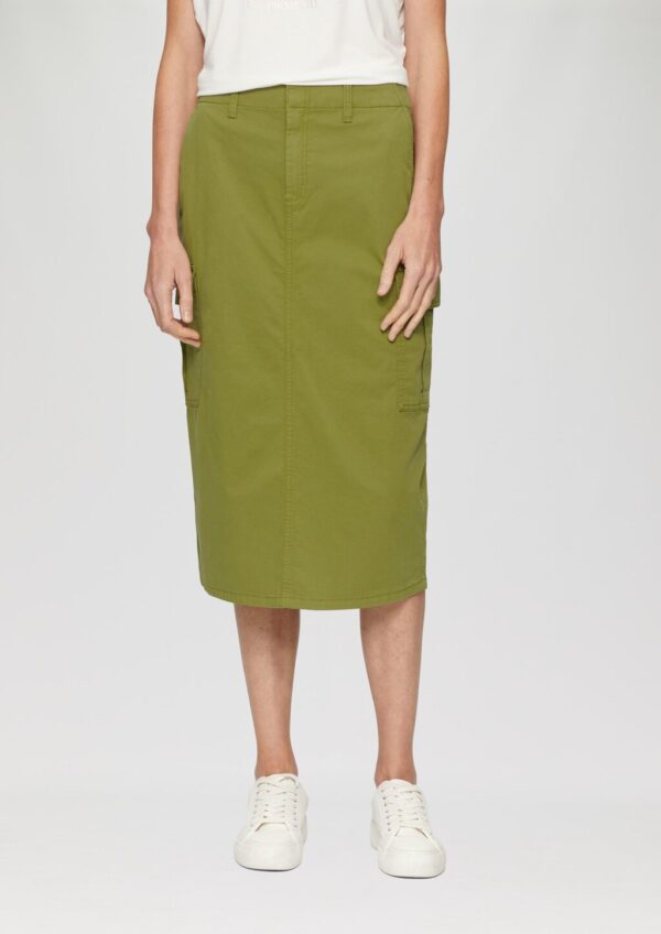 Midi-Cargorock mit Gehschlitz