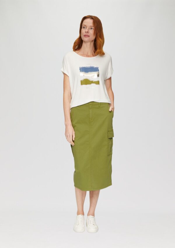 Midi-Cargorock mit Gehschlitz