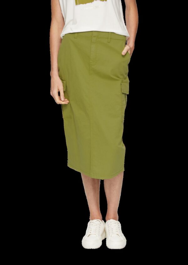 Midi-Cargorock mit Gehschlitz