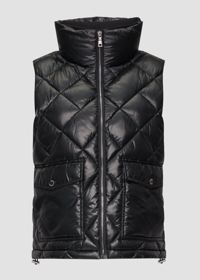 Steppweste mit aufgesetzten Taschen