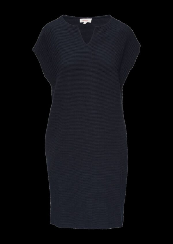 Ärmelloses Kleid im Fabricmix