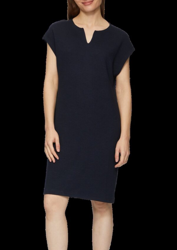 Ärmelloses Kleid im Fabricmix